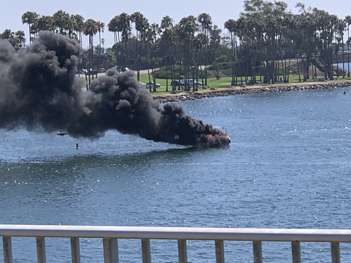 2 Injured In Mission Bay Boat Fire Near Dana Landing The