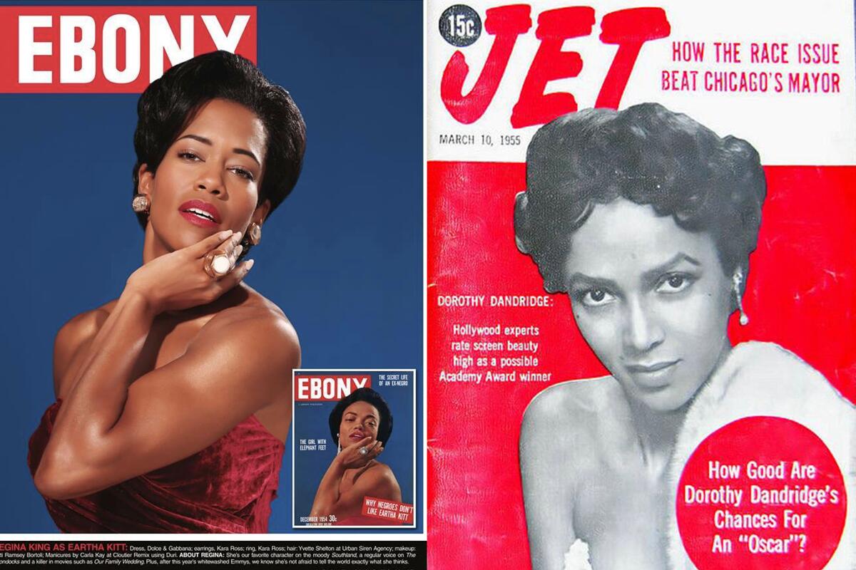 Ebony and Jet magazine covers