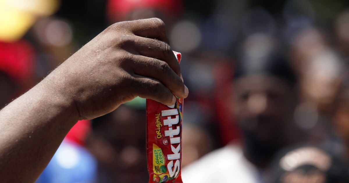 Opinion: Skittles aren’t exactly being banned in California.