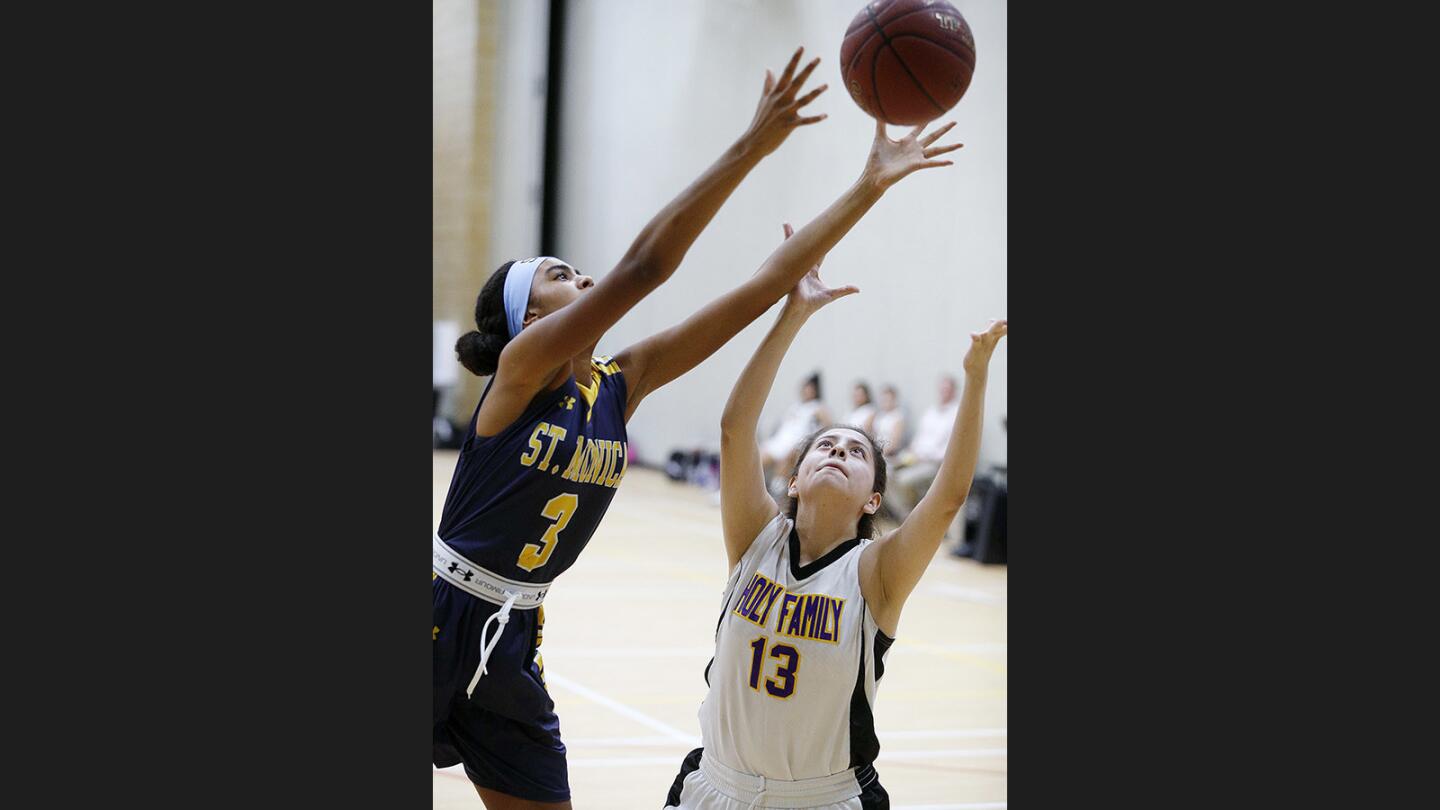 Photo Gallery: St. Monica Academy vs. Holy Family nonleague girls' basketball