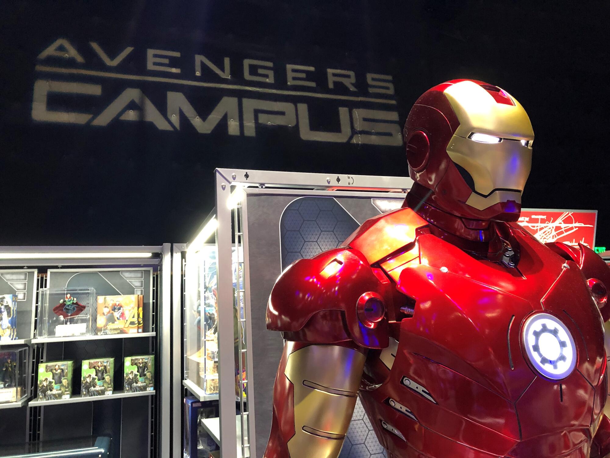 Te puedes encontrar a Iron-Man dentro de las instalaciones del Avengers Campus.