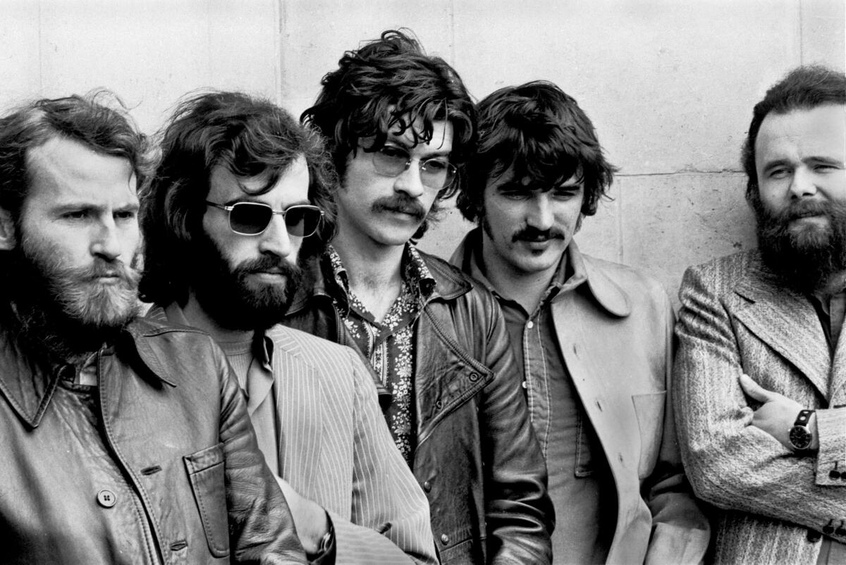 The Band in 1971, from left: Levon Helm, Richard Manuel, Robbie Robertson, Rick Danko and Garth Hudson.
