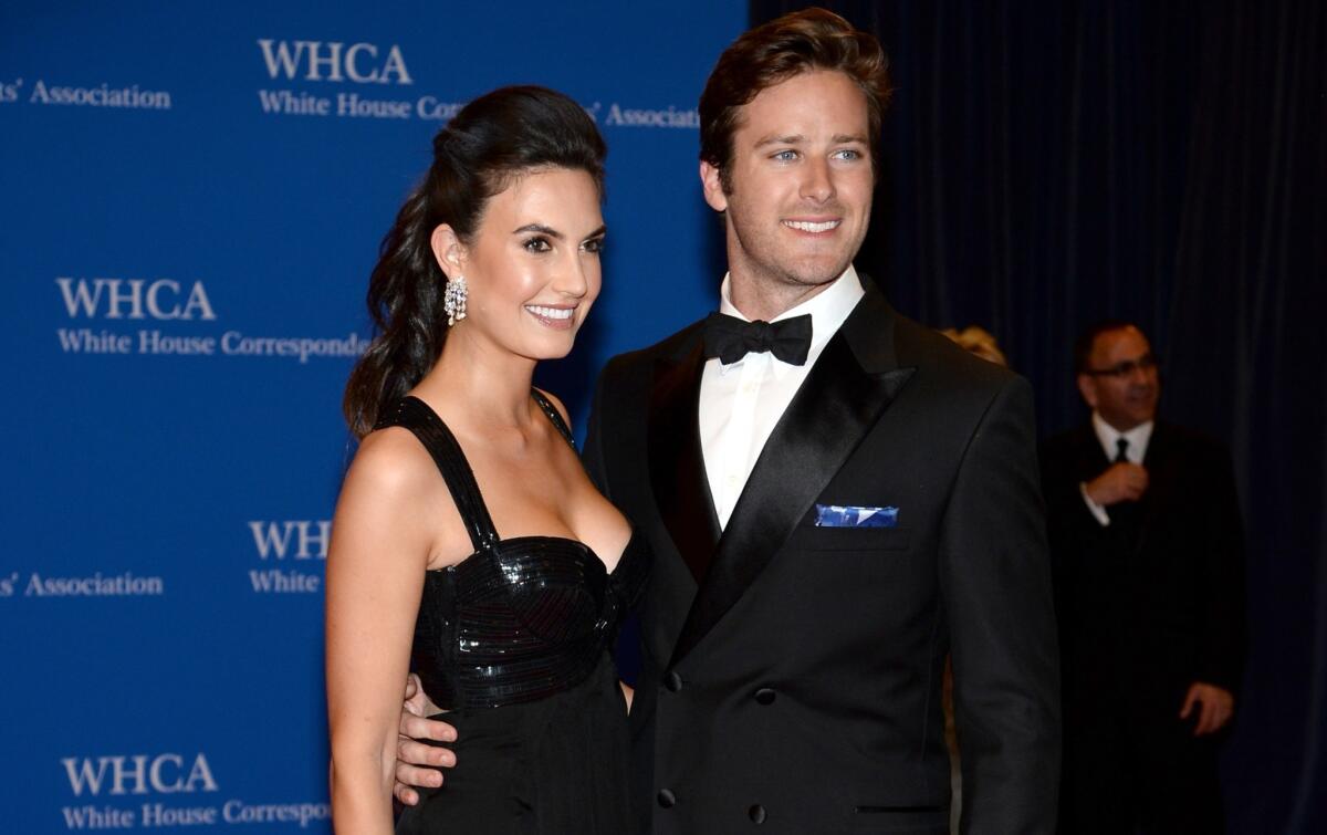 Armie Hammer and his wife are expecting their first child.