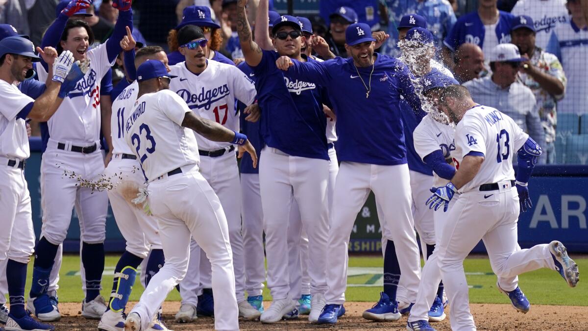 Max Muncy's walk-off grand slam against Phillies caps Dodgers' perfect  homestand, National Sports