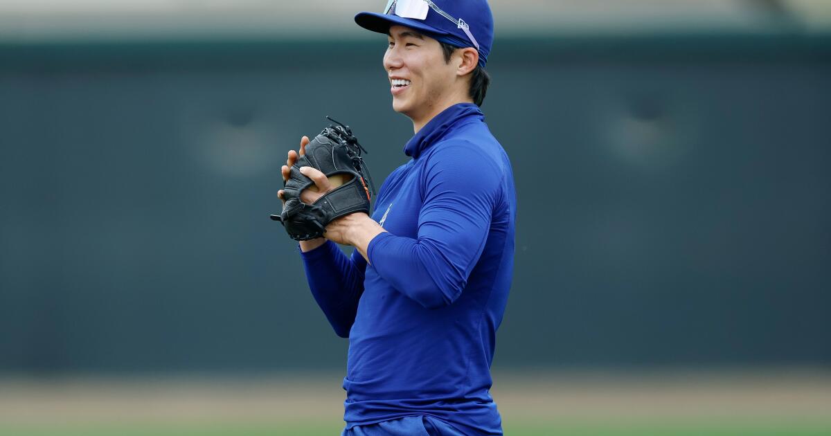 Para Hyesung Kim dos Dodgers, a oportunidade bate na segunda base