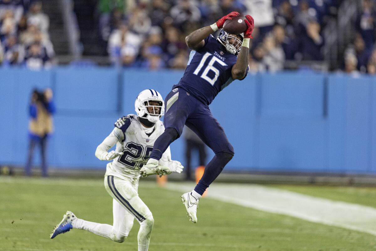 Titans WR Burks active, expected to start against Jaguars - The San Diego  Union-Tribune