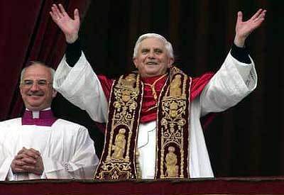 New Pope -- celebrates