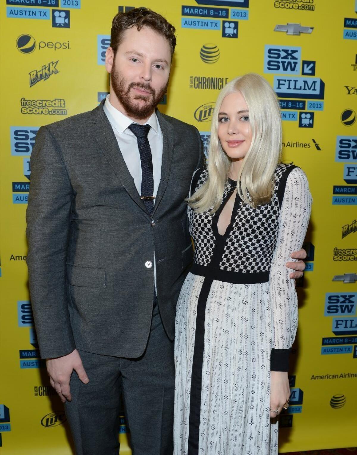 Napster co-founder Sean Parker with his then-fiancee, now his wife, Alexandra Lenas at SXSW in 2013. He has joined other entrepreneurs in launching the Economic Innovation Group.