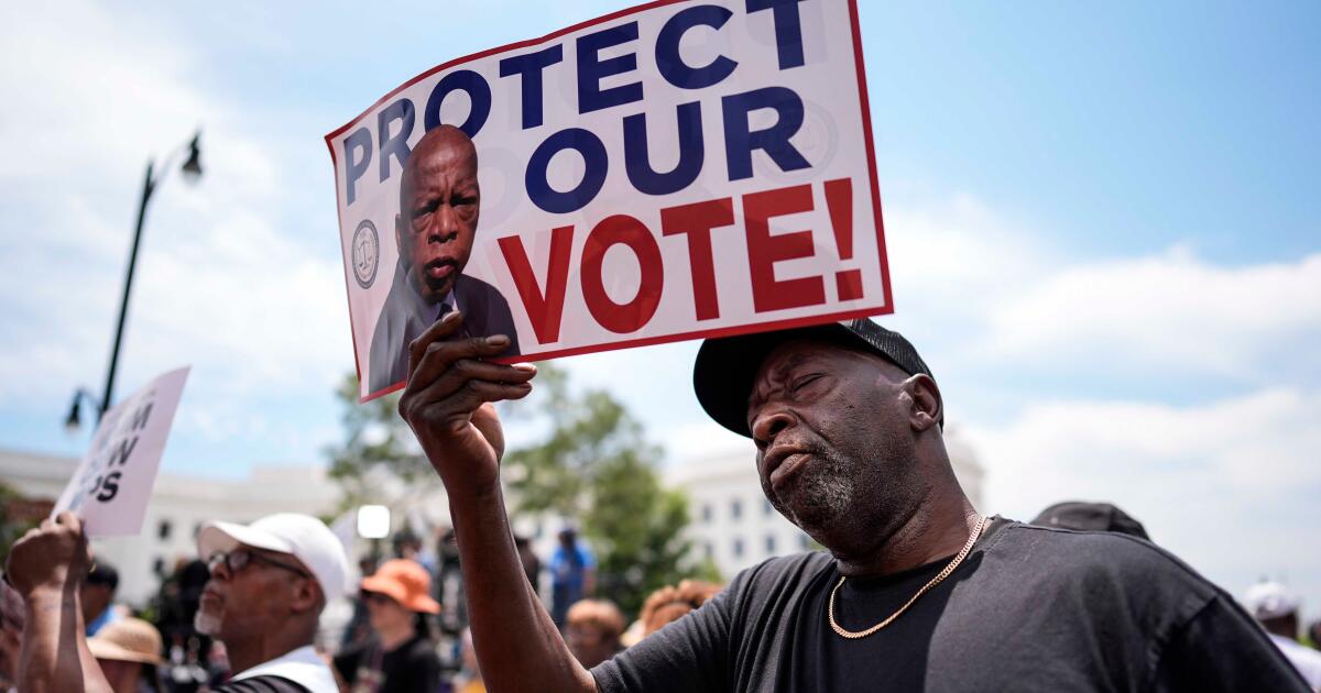 A Montgomery, des milliers de personnes se sont rassemblées pour défendre le droit de vote