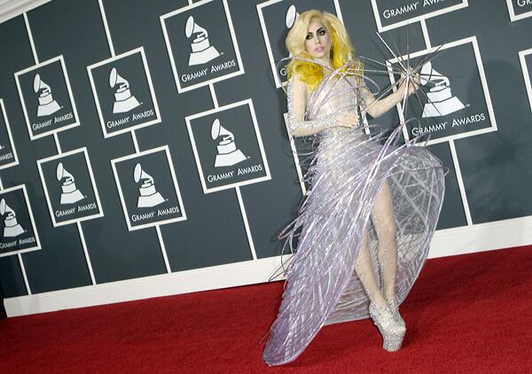 Lady Gaga's interplanetary Giorgio Armani Prive dress is proof that the songstress is on her own fashion planet.