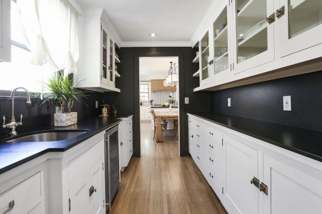 Laura Ricciardi and Moira Demos' Los Feliz home: the butler's pantry.