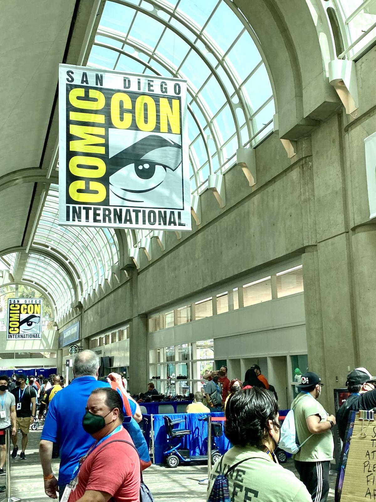 Comic-Con International in San Diego on July 24, the last day of the convention.