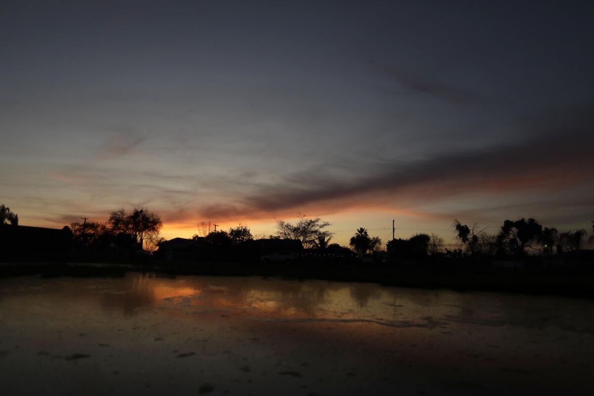 Sunset in Goshen.