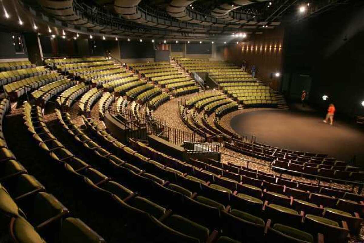 An interior view of the Mark Taper Forum.