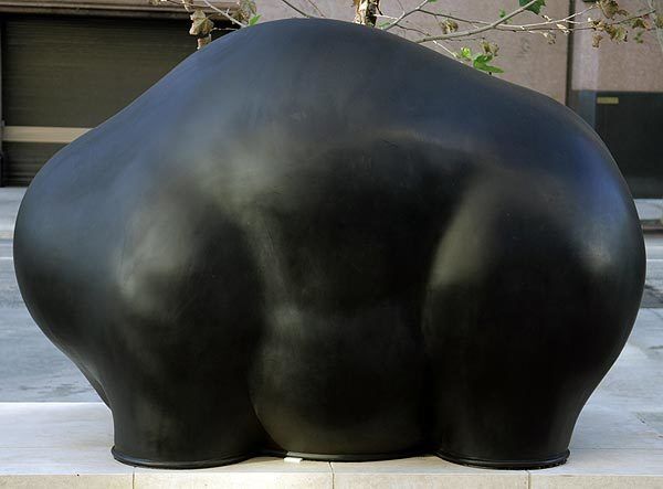 LAPD's 'cow-splat' art