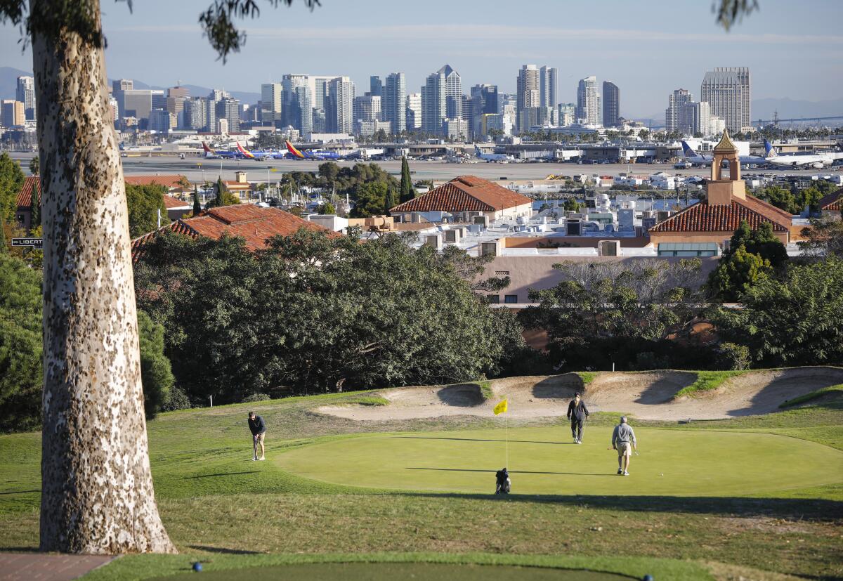 The Loma Club golf course at Liberty Station was known as Sail Ho on the old naval training base for decades.