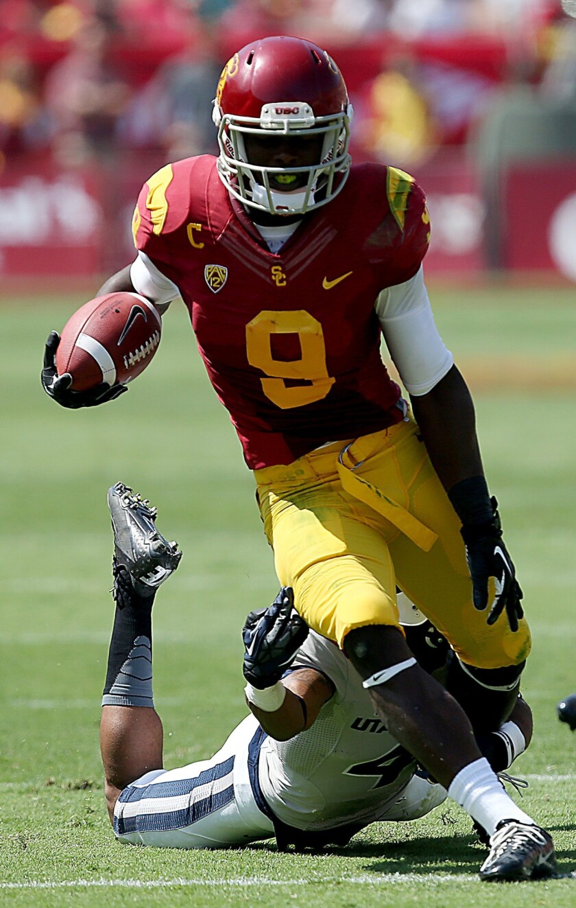 USC wide receiver Marqise Lee might have to sit out Thursday's game against Arizona because of a knee injury.