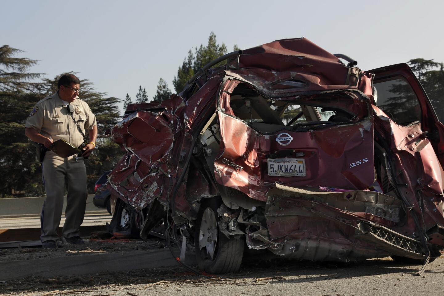 60 Freeway crash