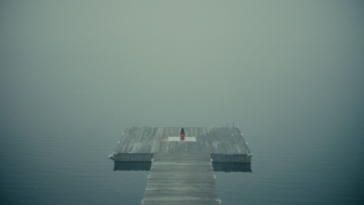An image from the movie "Black Bear," directed by Lawrence Michael Levine.