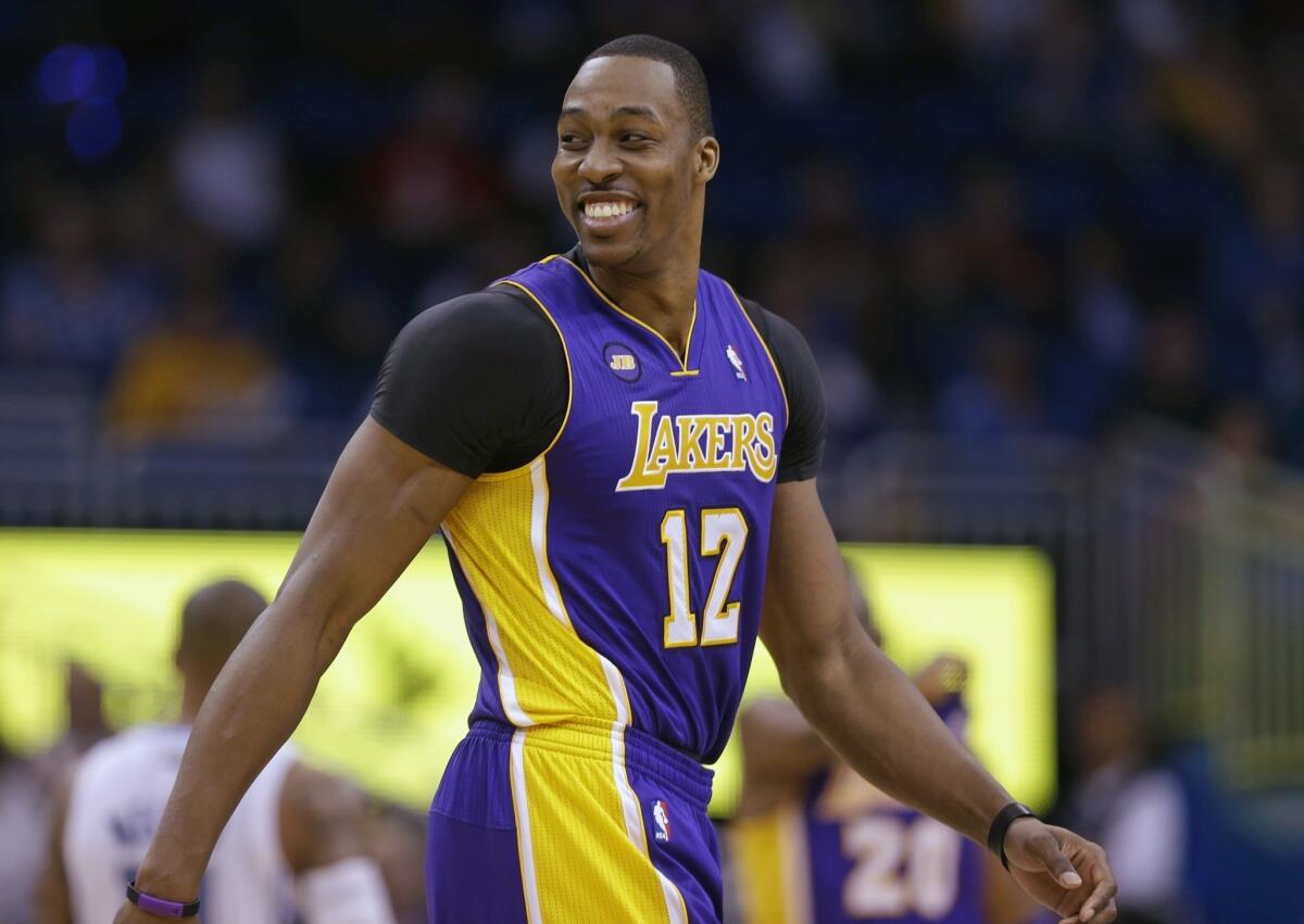 Dwight Howard is optimistic about the Lakers' post-season chances -- if they can just make the playoffs first.