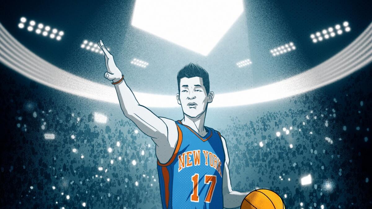 Knicks' Jeremy Lin Keeps His Cool as Heads Spin Around Him - The