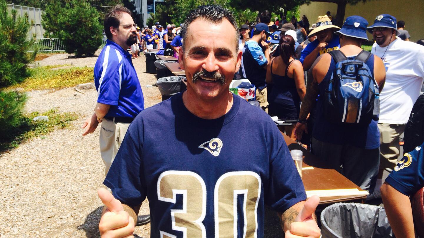 Nicholas Manzella has been a Rams fan since the "Fearsome Foursome" days.