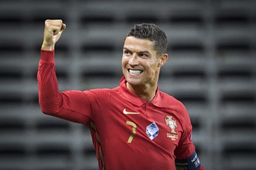Cristiano Ronaldo Scores 100th Goal For Portugal The San Diego Union Tribune