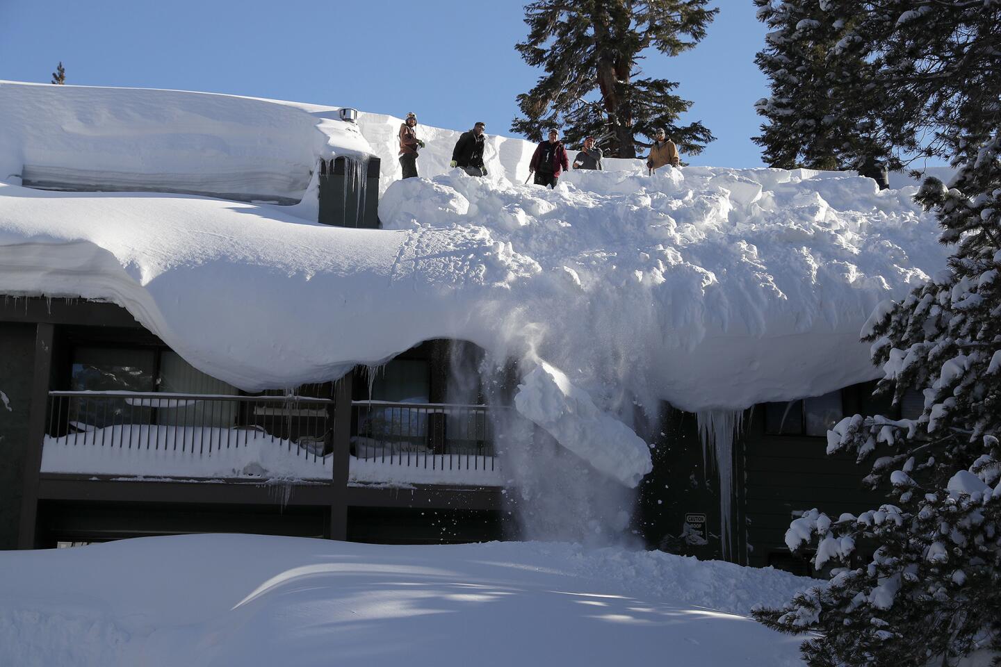 Mammoth snow