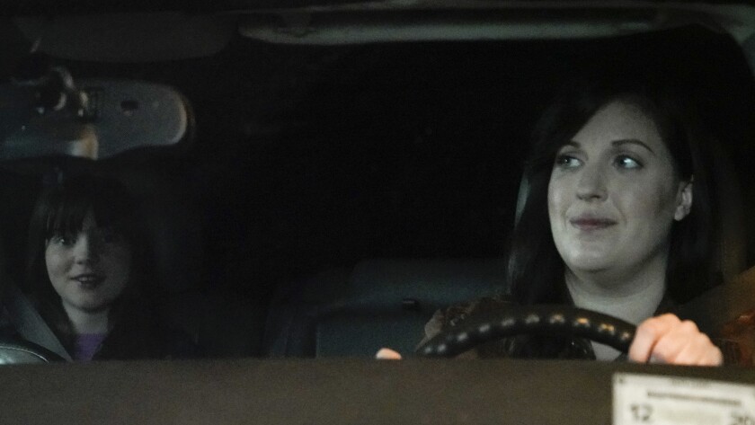Alexa Swinton, left, and Allison Tolman in a new episode of the drama "Emergence" on ABC.