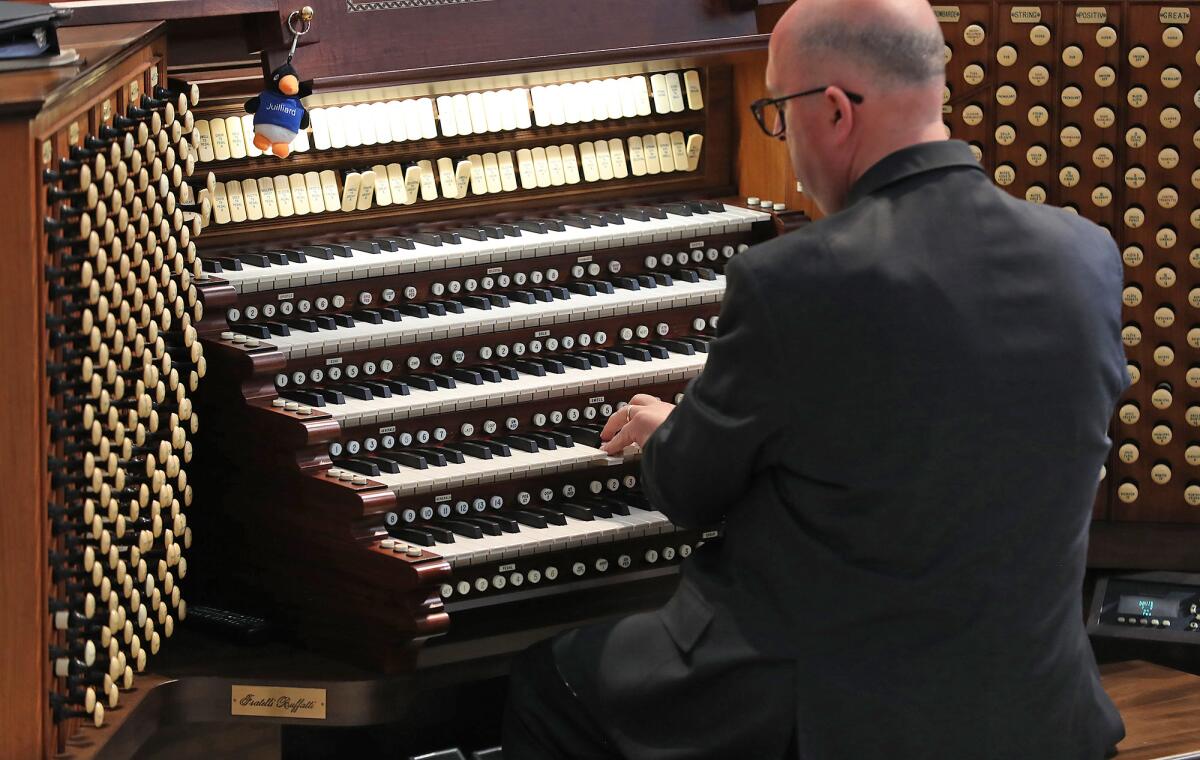 Vatican principal organist, Josep Solé Coll, plays the newly restored Hazel Wright Organ in Garden Grove.