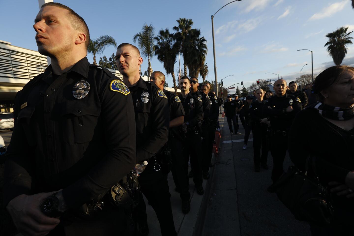 Pomona police officer mourned