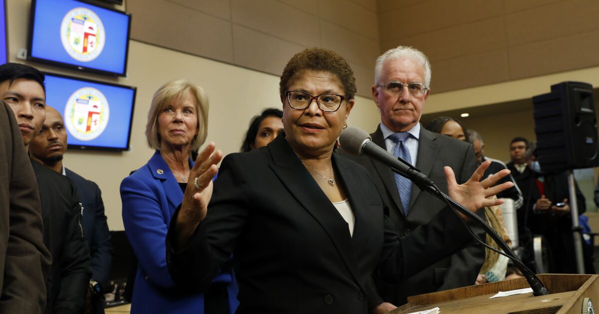 Mayor Bass to launch program to move homeless people indoors Mayor Bass to launch program to move homeless people indoors