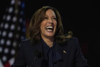 Democratic presidential nominee Vice President Kamala Harris speaks during the Democratic National Convention Thursday, Aug. 22, 2024, in Chicago. (AP Photo/Erin Hooley)