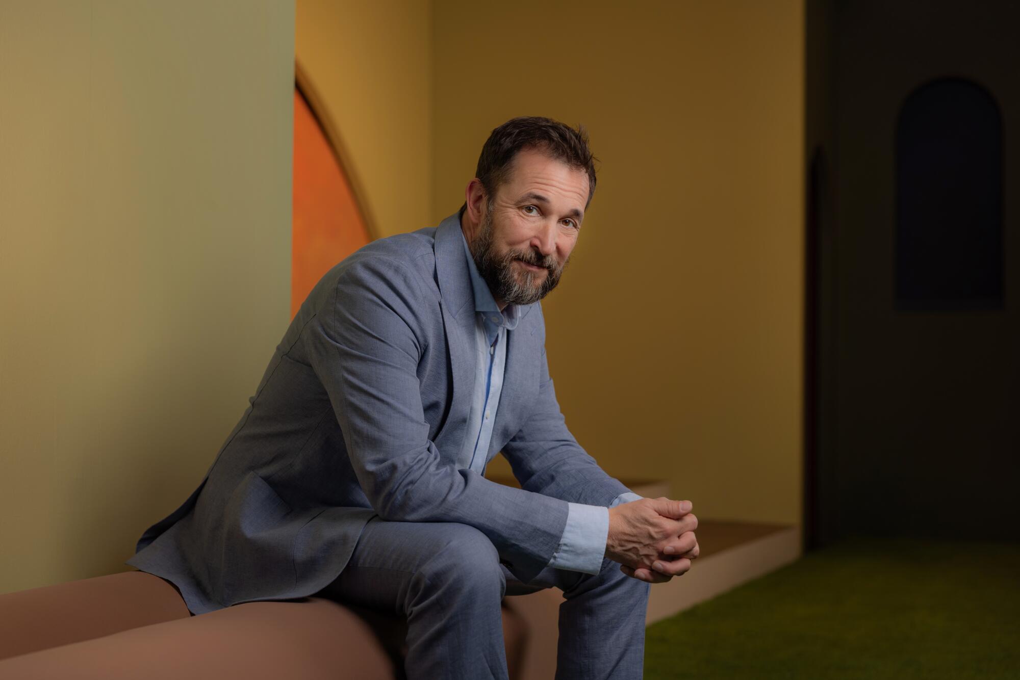 Noah Wyle poses for the L.A. Times Emmy Drama Roundtable
