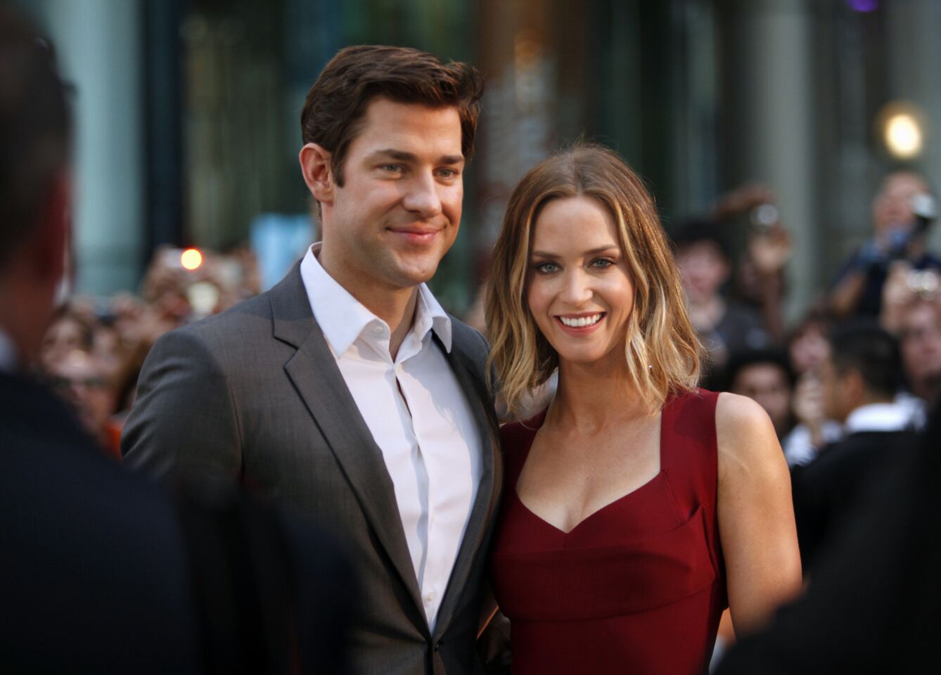 "The Office" alum John Krasinski and "The Devil Wears Prada" actress Emily Blunt have welcomed their first child together. "Wanted to let the news out directly," Krasinski tweeted. "Emily and I are so incredibly happy to welcome our daughter Hazel into the world today! Happy bday!" The couple are stronger than ever. "I feel like everyone pooh-poohs actor relationships because they say they always end in divorce and tears," Blunt told The Times in April 2012. "But that's only because it's in the news and it's broadcast to the world. "John and I can talk about everything, and it's nice, because we have a very deep understanding of what the other person does," Blunt added.