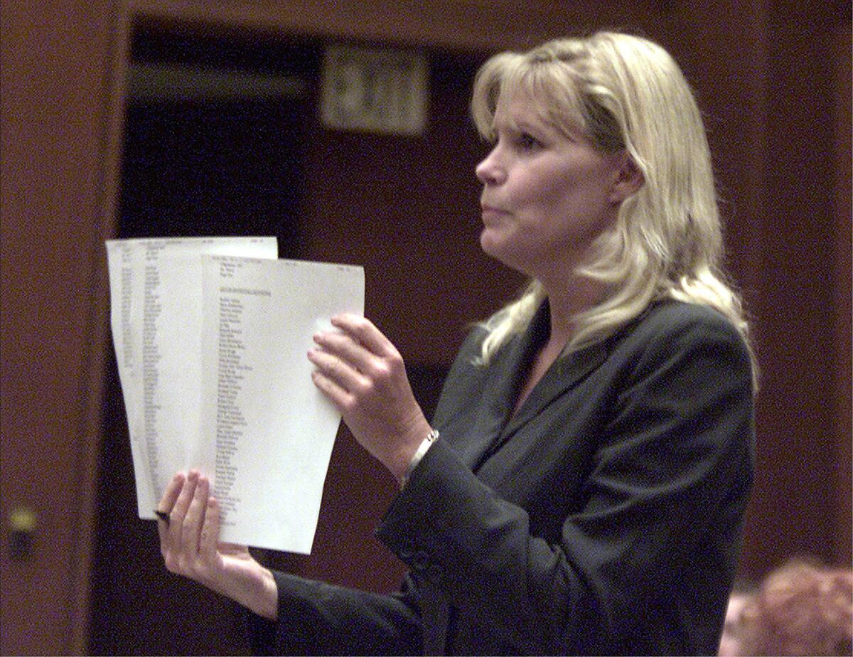 Comments made by Judge Eleanor J. Hunter, shown in 2001, resulted in the reversal of a murder conviction by an appellate court last week.