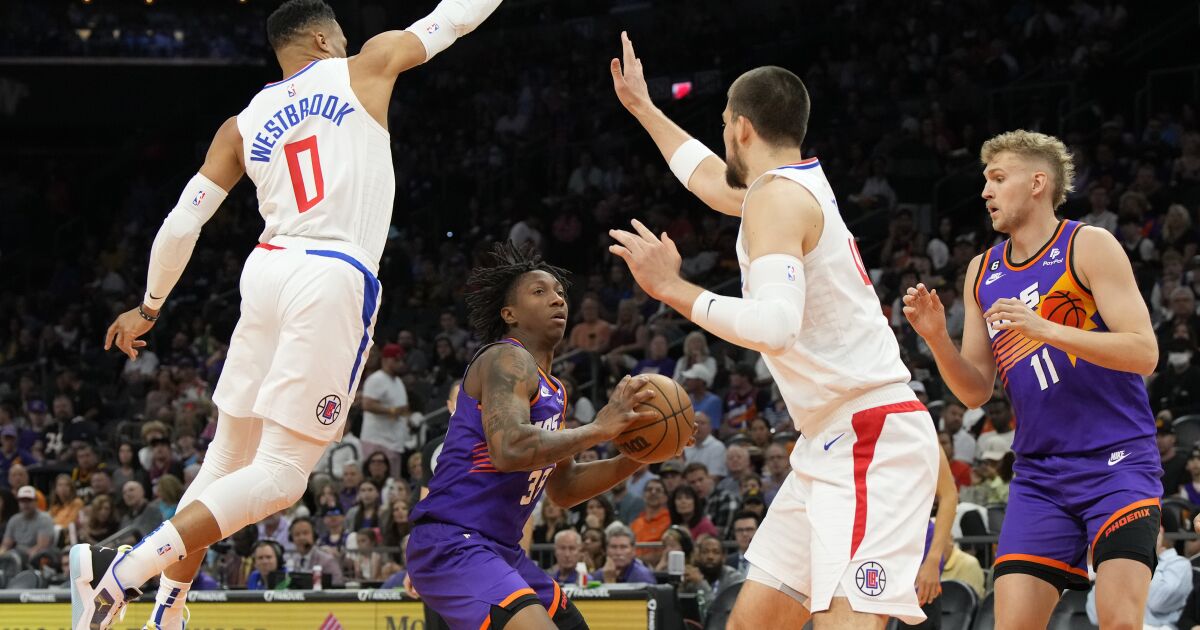 Clippers grind out win over Suns to clinch fifth seed in playoffs