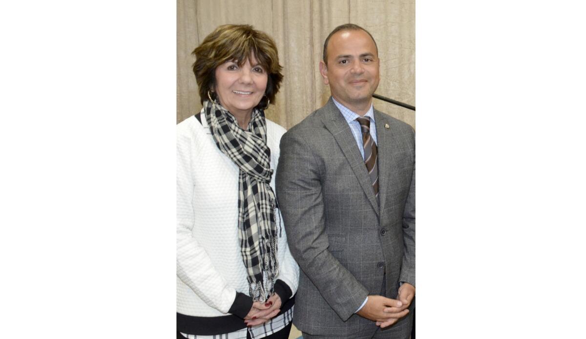 Glendale Councilwoman Paula Devine and Mayor Zareh Sinanyan were among the dignitaries in attendance at Monday's ANCA celebration.