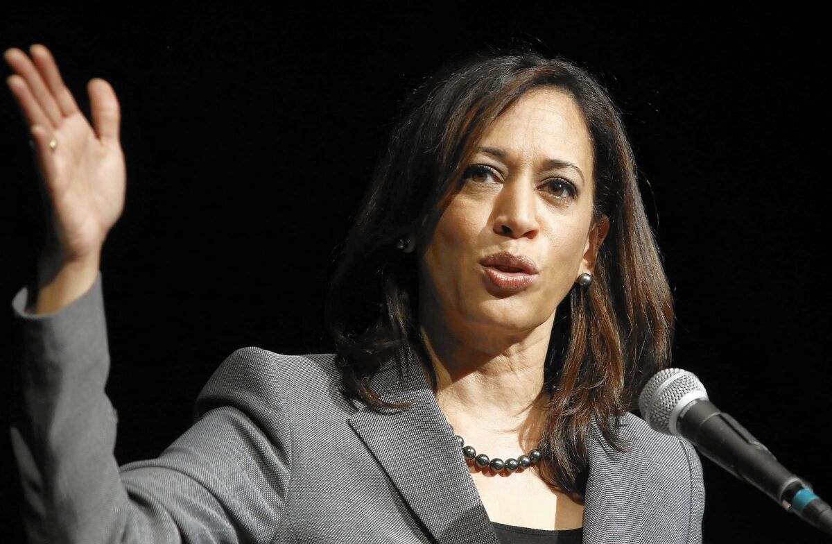 Uncertainties abound as state Atty. Gen. Kamala Harris emerges as the clear early front-runner in the 2016 election for an open U.S. Senate seat.