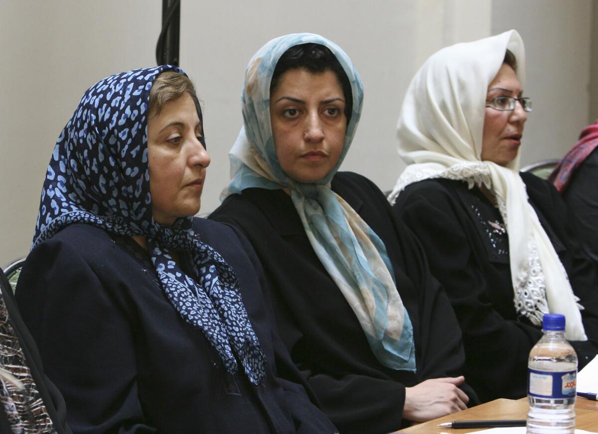 Narges Mohammadi, winner of the Nobel Peace Prize