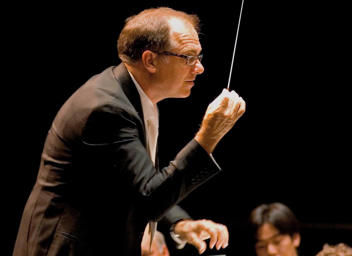 Steven Schick, shown at a previous concert, is music director of La Jolla Symphony & Chorus.