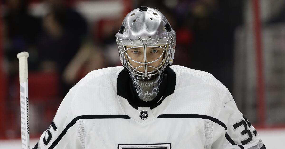 Darcy Kuemper hopes to rediscover winning form in Kings reunion - Los ...