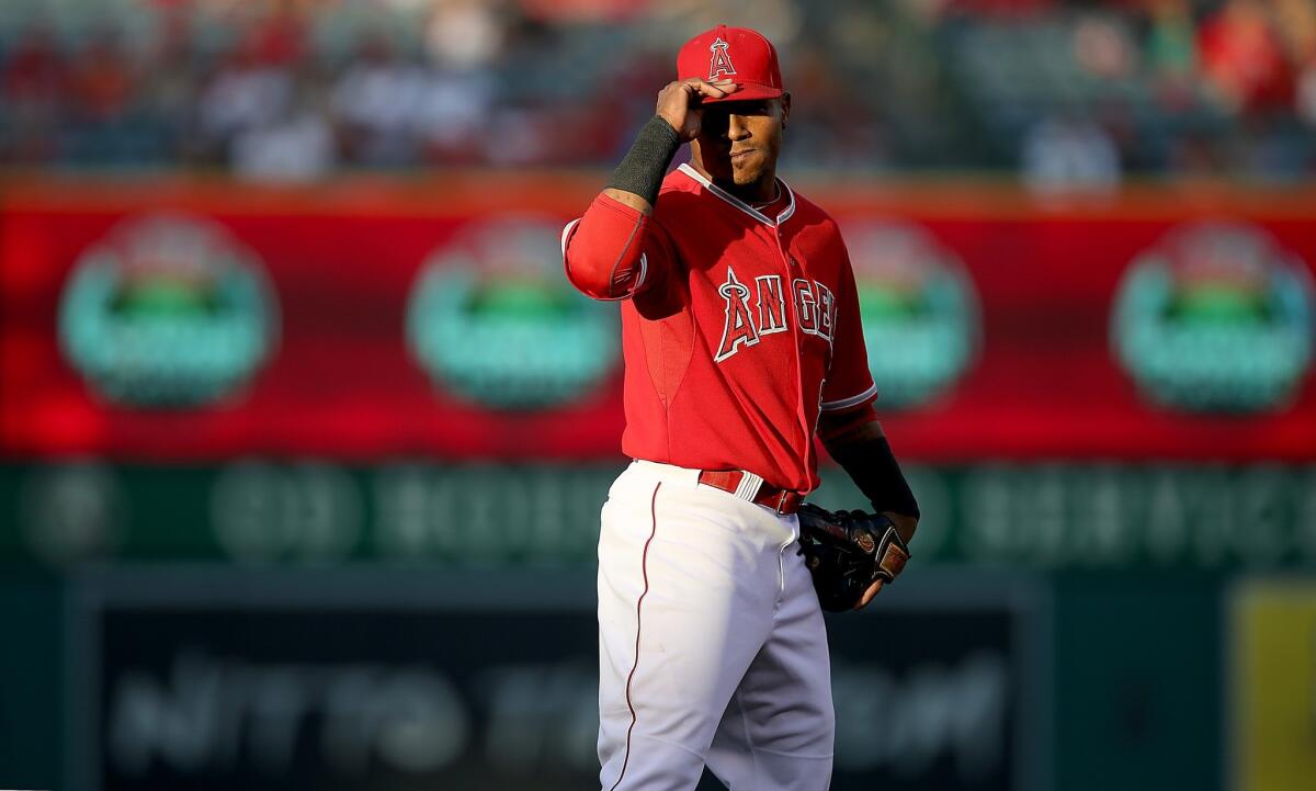 Angels shortsop Erick Aybar was selected for his first All-Star game of his nine-year career Thursday as a replacement for injured Kansas City outfielder Alex Gordon.