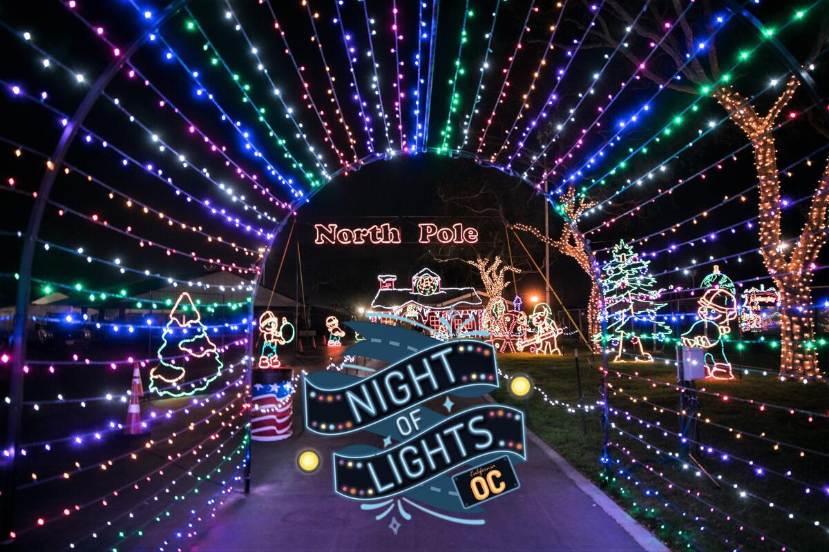 Night of Lights OC lets visitors enjoy holiday light scenes inside their vehicles.