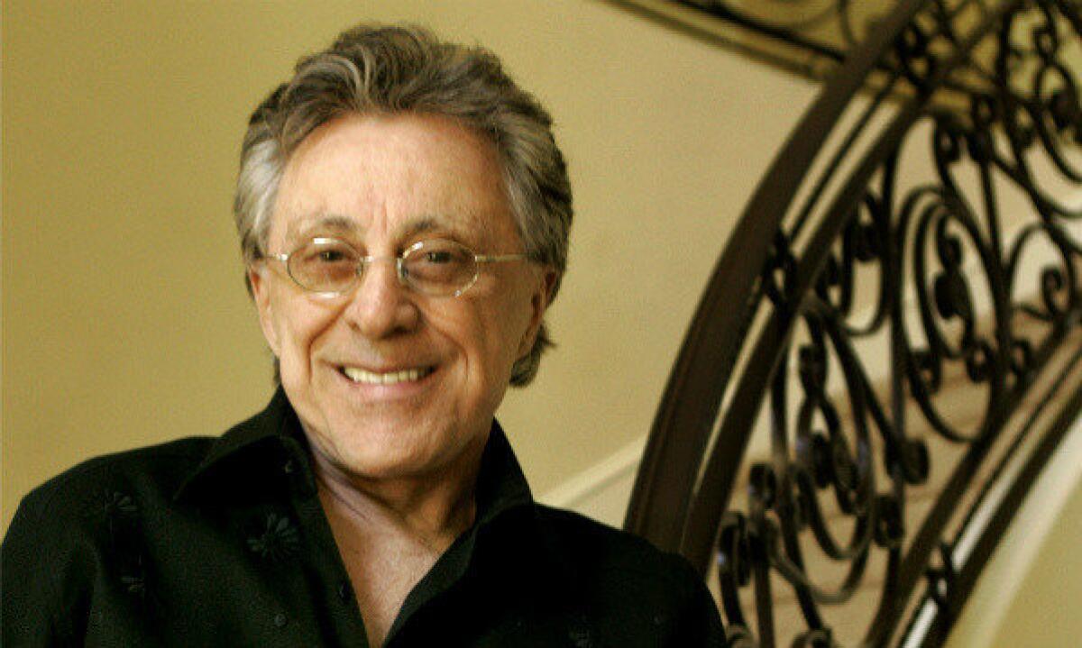Frankie Valli at his home in Calabasas in 2008.