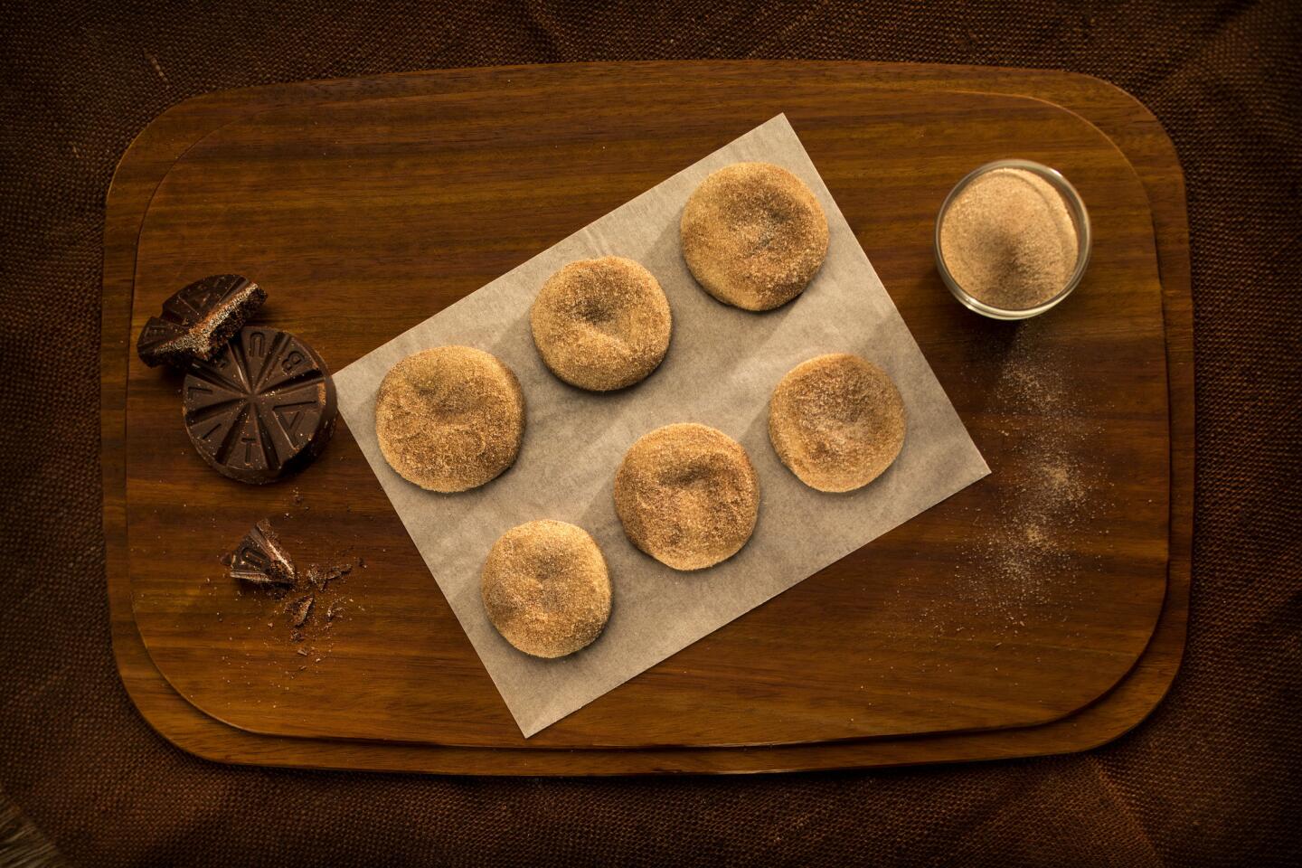 Mexican chocolate Christmas cookies by Deborah Pappalau.