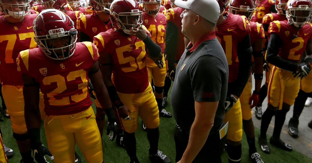 Usc S 2020 Football Schedule Presents Daunting Challenge Los