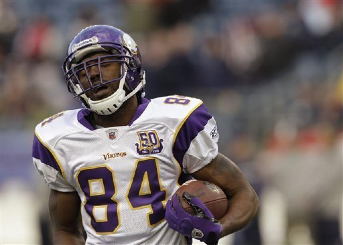 Reunion ends as Vikings cut ties with Randy Moss - The San Diego  Union-Tribune