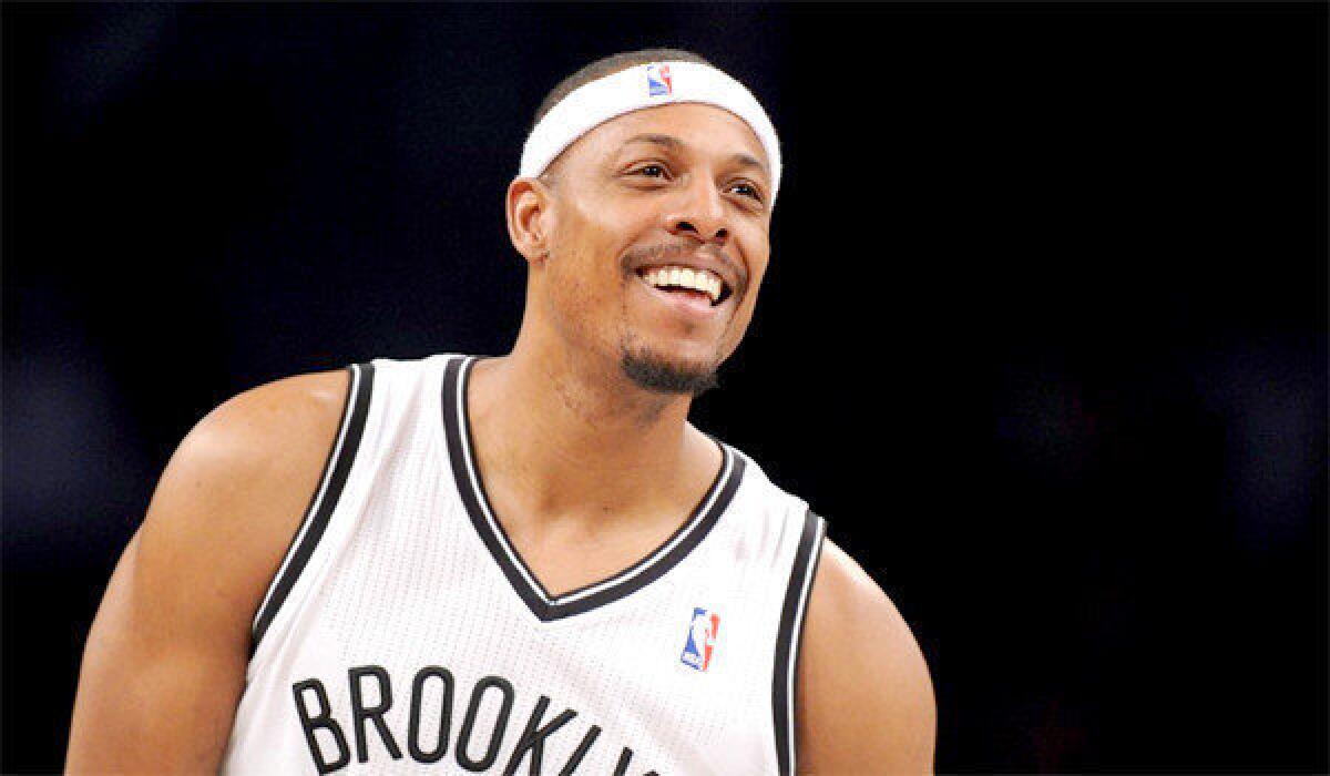 Paul Pierce spent 15 seasons with the Boston Celtics where he won an NBA title in 2007-08 before joining the Brooklyn Nets in the offseason.