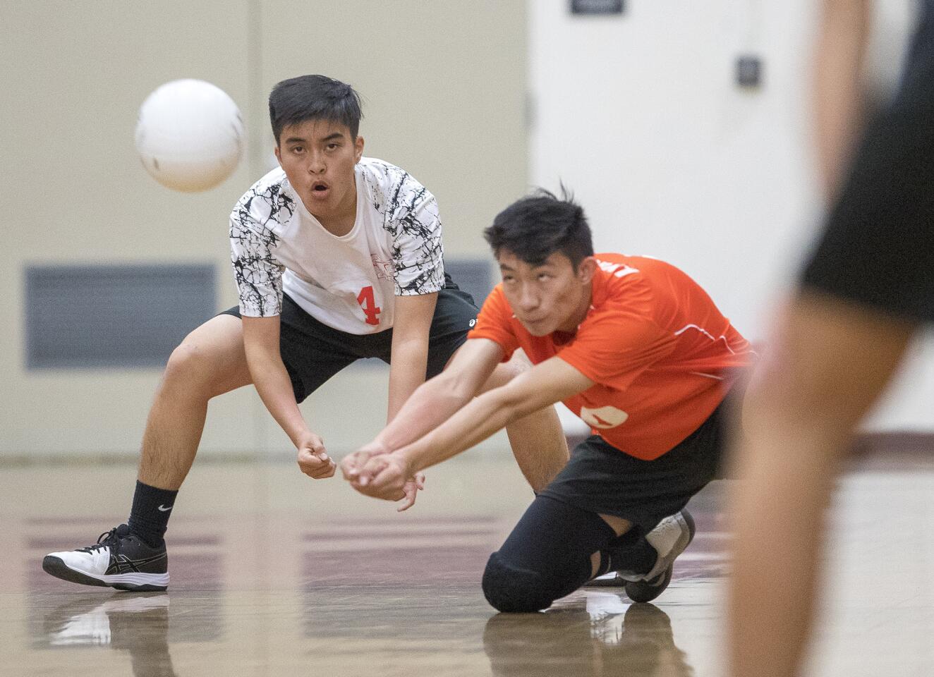 Los Amigos vs. Godinez boys' volleyball match